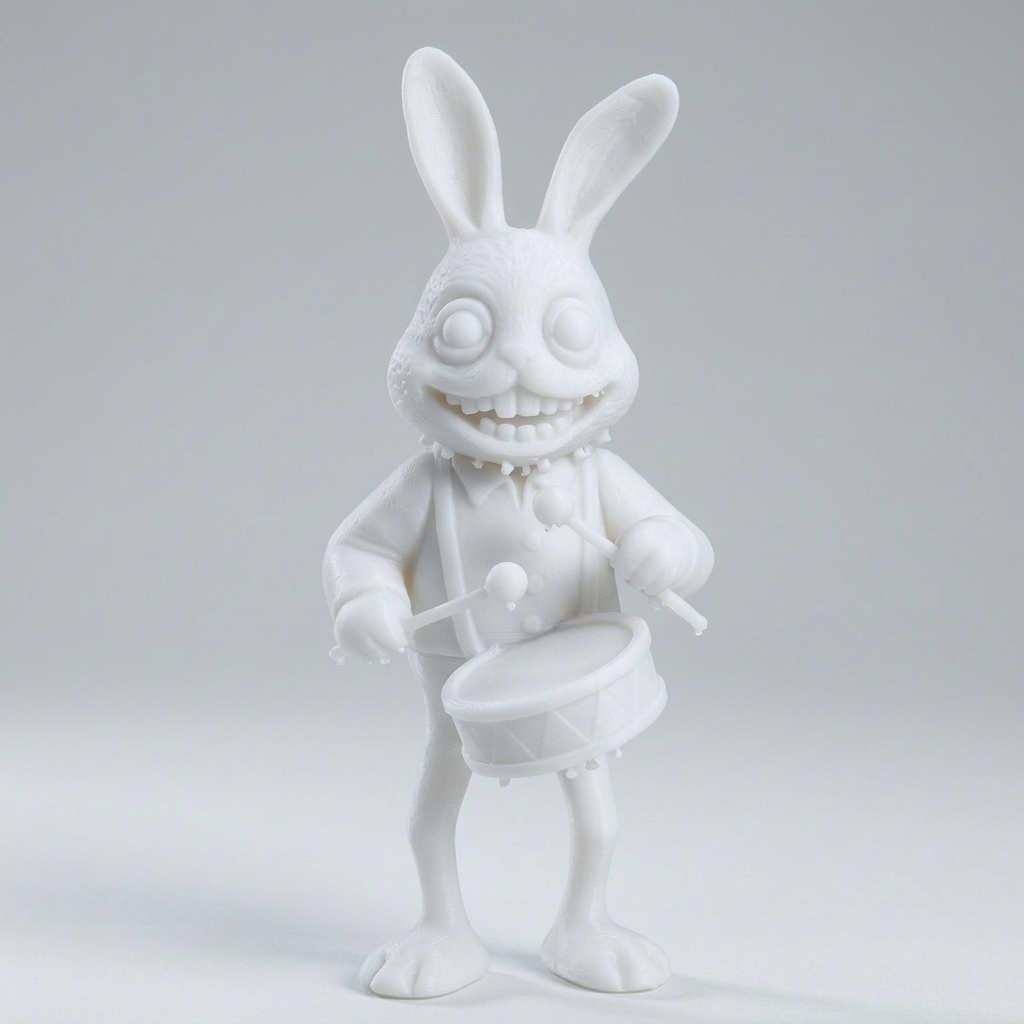 Barnaby der Trommler - Einzigartige 3D-Kunstfigur