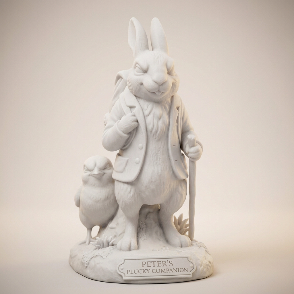 Peter und sein tapferer Küken-Freund