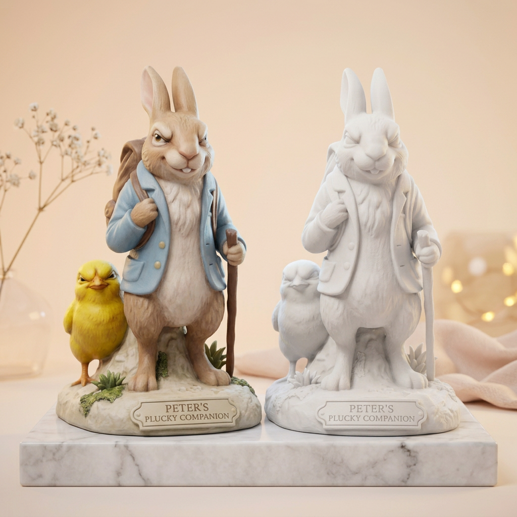 Peter und sein tapferer Küken-Freund