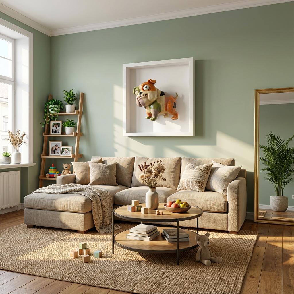 Bunte Hundeskulptur "Fridolin" – Ihr einzigartiges 3D-Kunstobjekt - 3D Memories