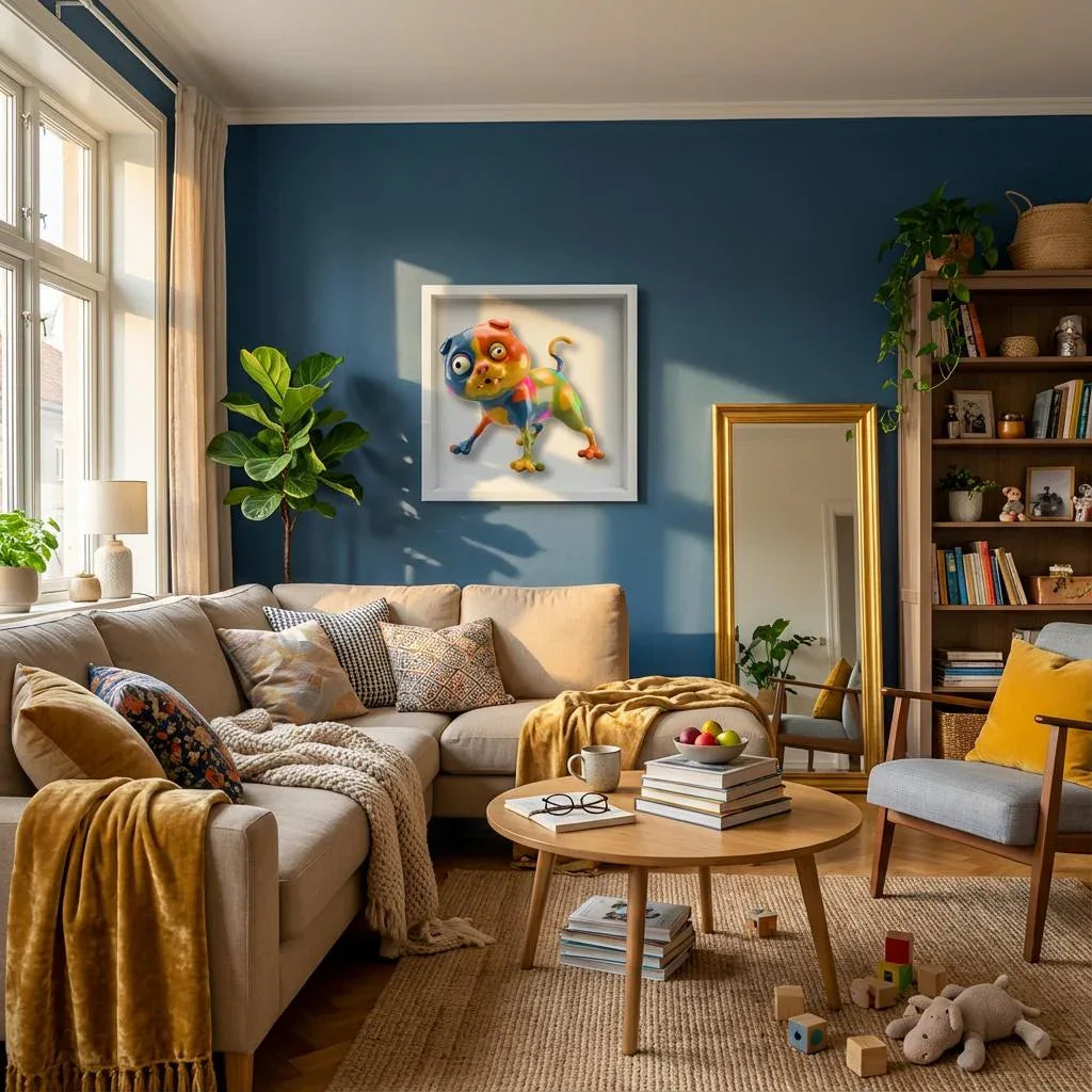 Buntes Fantasie-Wesen "Kunterbunt" - 3D Memories