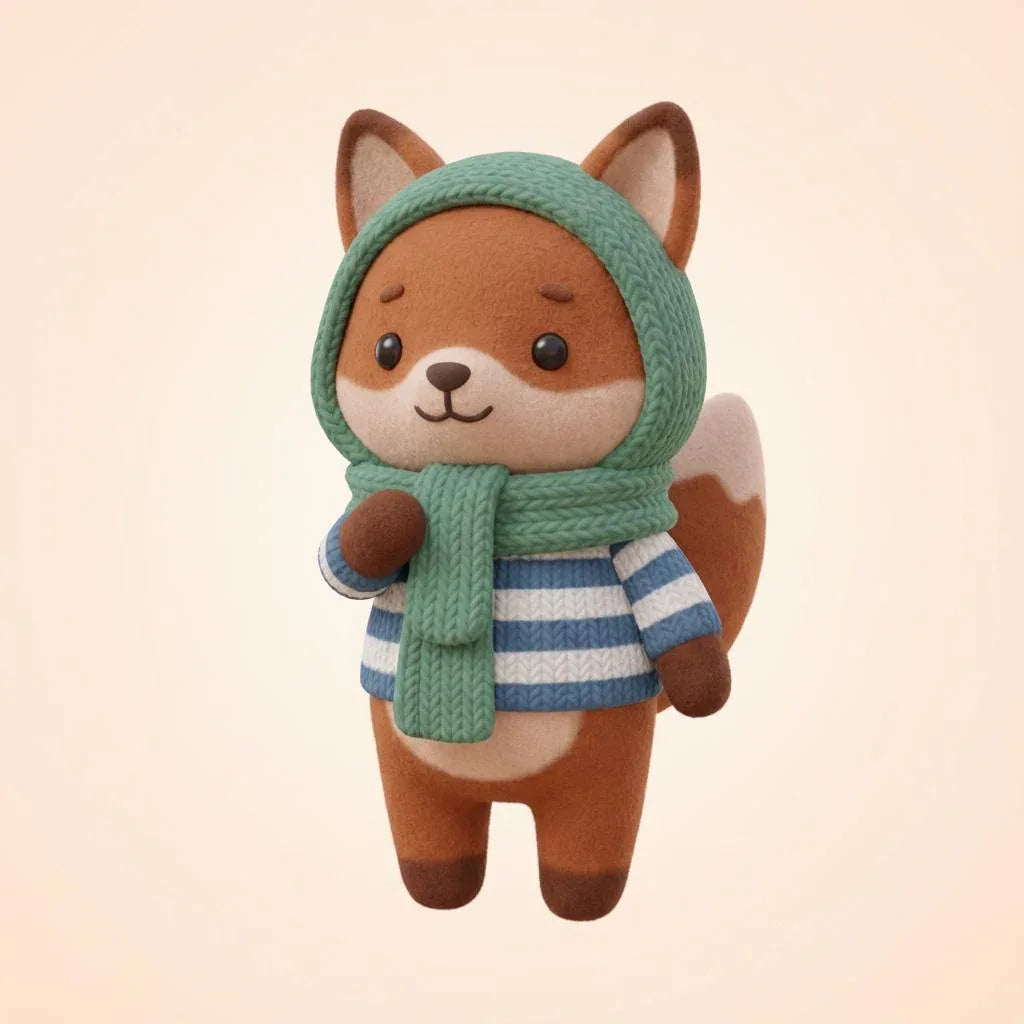 „Fiete der Winterbär“ – personalisiertes 3D-Kunstobjekt aus deinem Bild | 3D‑Memories - 3D Memories