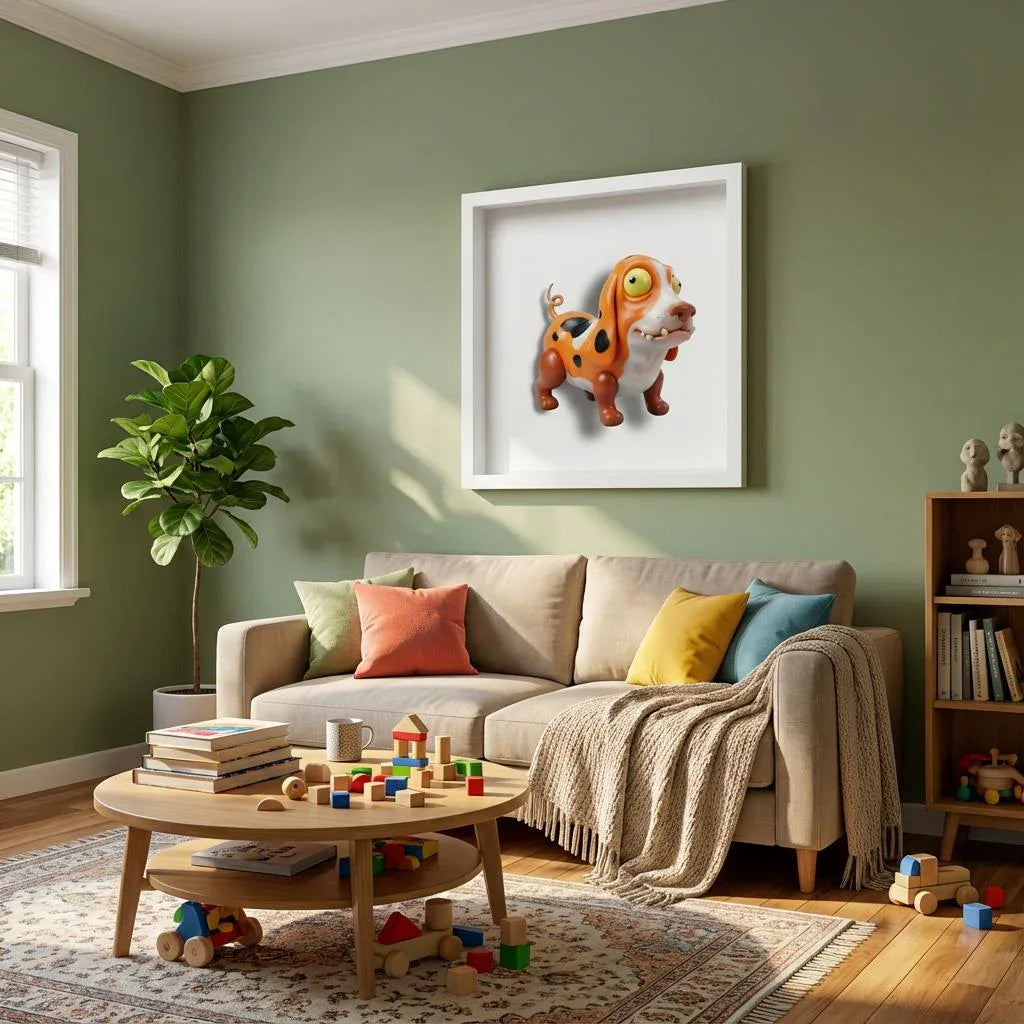 Lustiger Hunde-Kumpel 'Fips' – Ihr persönliches 3D-Kunstobjekt - 3D Memories