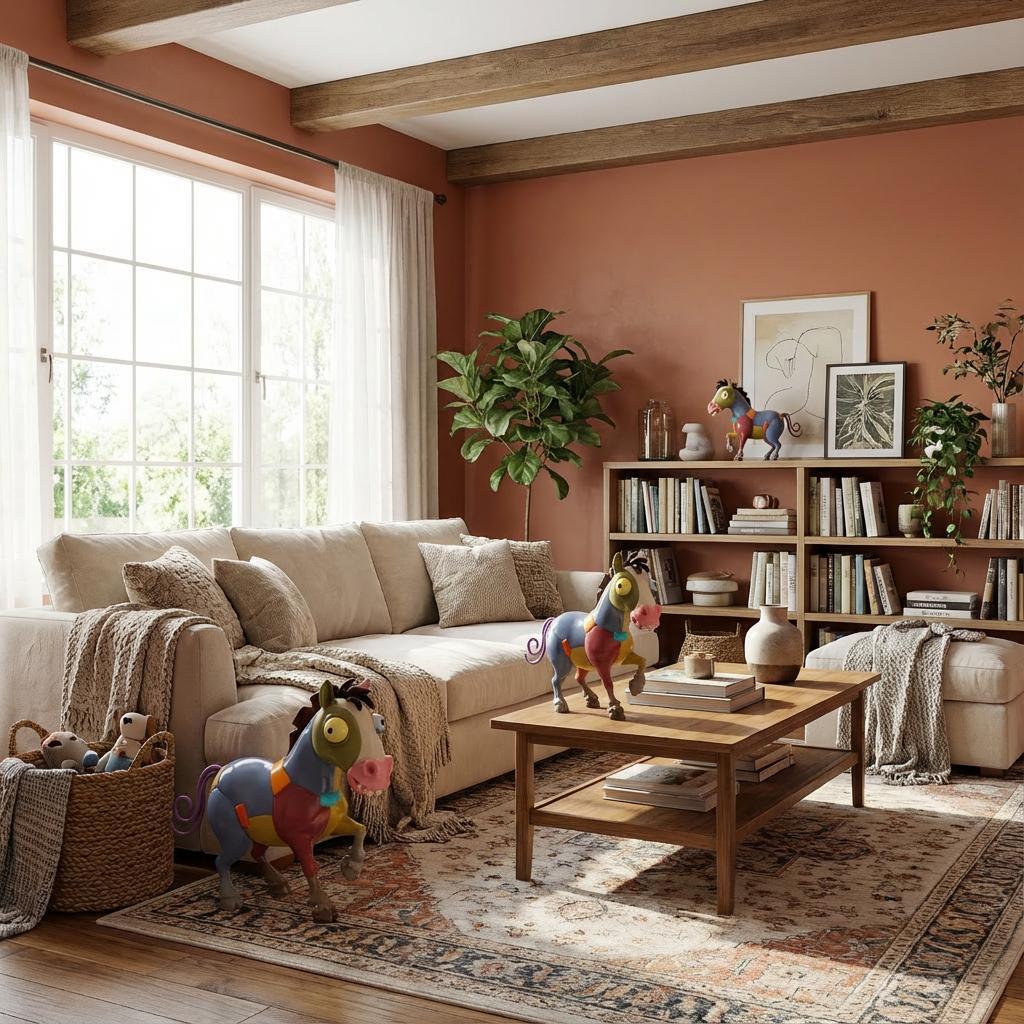 Farbenfrohes Fantasie-Pferd "Lumos" – Ihre verspielte 3D-Kunstfigur - 3D Memories