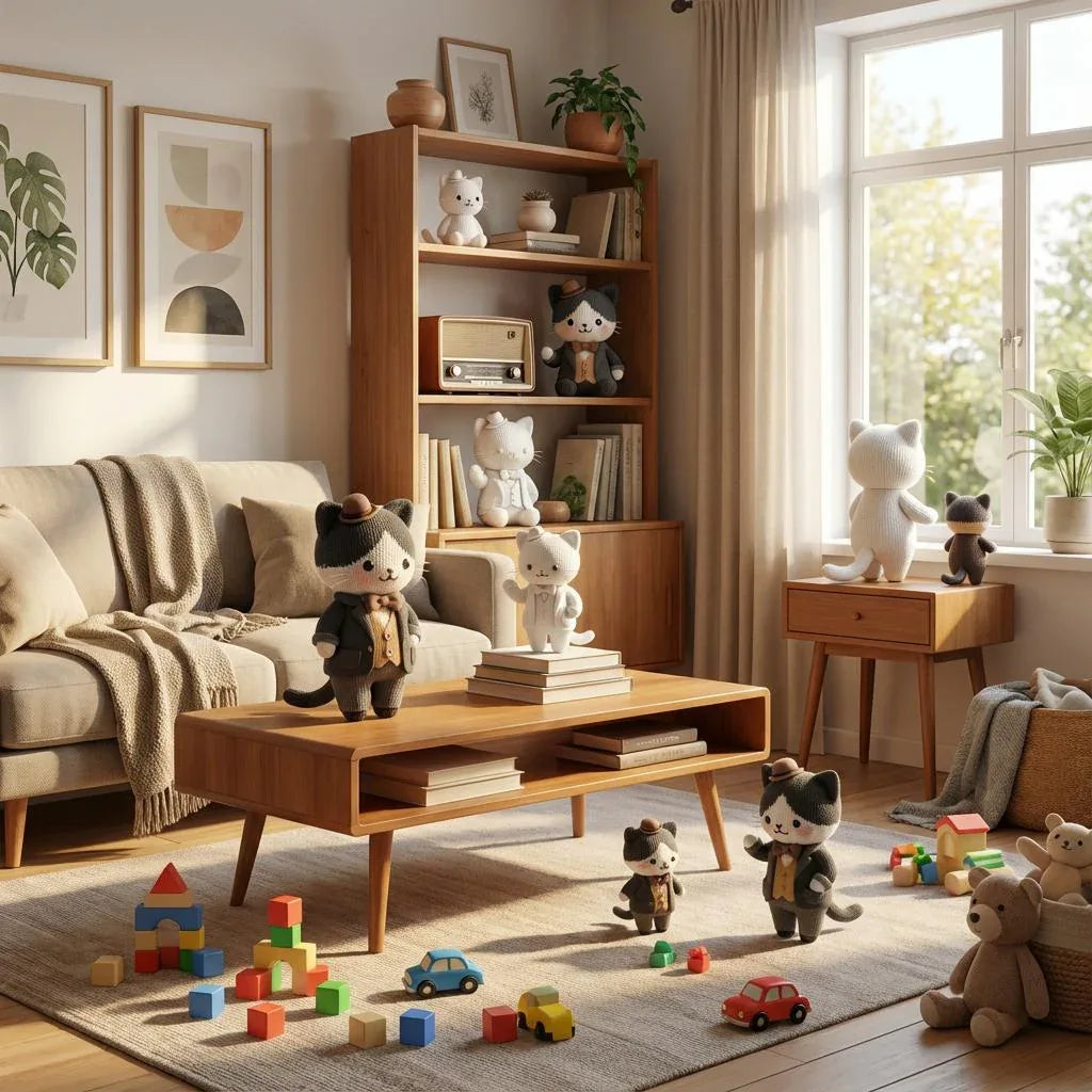 Sir Miezington – elegante Katzenfigur als 3D-Kunstobjekt | 3D‑Memories - 3D Memories