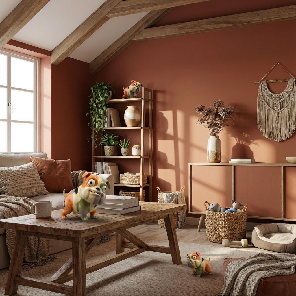 Bunte Hundeskulptur "Fridolin" – Ihr einzigartiges 3D-Kunstobjekt - 3D Memories