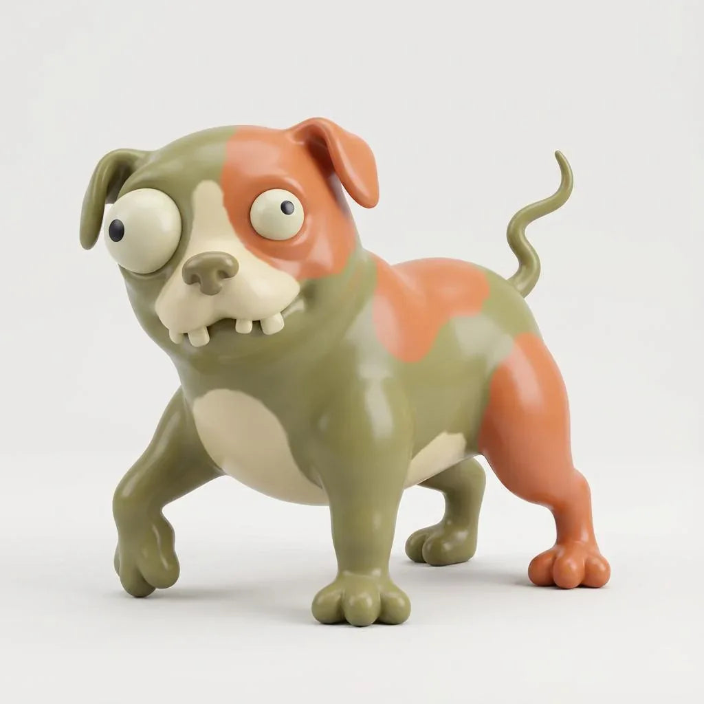 Flauschi – Der fröhliche Farbwirbel-Hund - 3D Memories