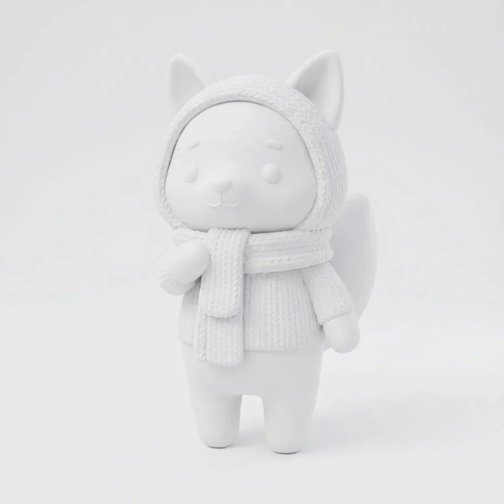 „Fiete der Winterbär“ – personalisiertes 3D-Kunstobjekt aus deinem Bild | 3D‑Memories - 3D Memories