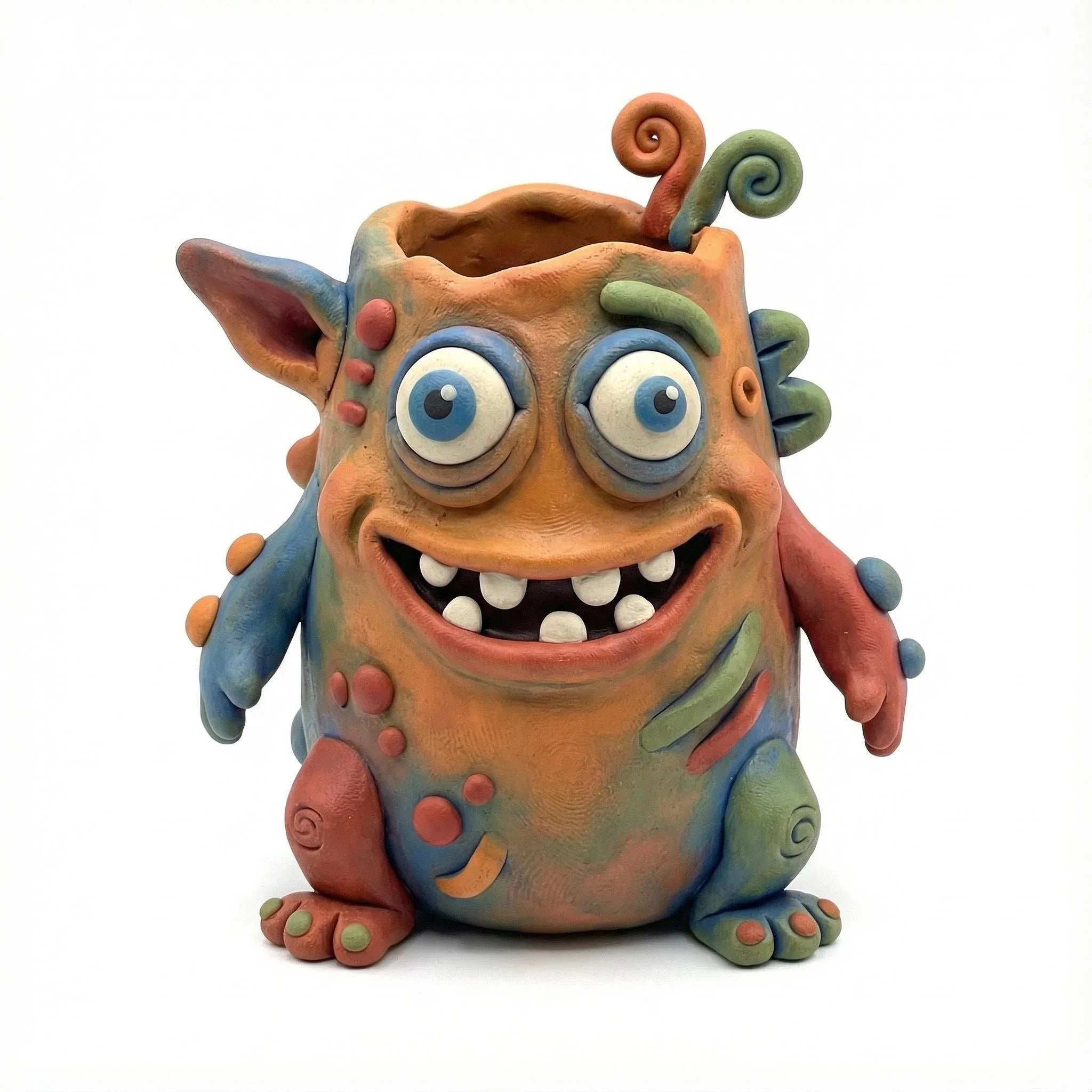 Buntes Monster 'Lumi' – Ihr fröhlicher 3D-Begleiter - 3D Memories